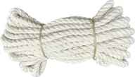 Żeglarstwo - Lina bawełniana kręcona żeglarska sznur 10mm 10m - miniaturka - grafika 1