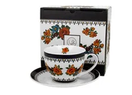 Filiżanki - Filiżanka ze spodkiem INDIGO 2 - miniaturka - grafika 1