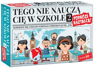 Tego nie nauczą Cię w szkole 2. Podróże kształcą - gra - Gry planszowe - miniaturka - grafika 1
