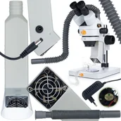 Mikroskopy i lupy - ODCIĄG OPARÓW WYCIĄG POCHŁANIACZ DYMU LUTOWNICZEGO DO MIKROSKOPU STEREO HQ - miniaturka - grafika 1