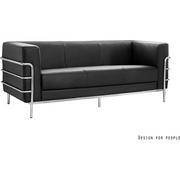 Komplety wypoczynkowe - Nowoczesna sofa ARMO Unique Czarny - miniaturka - grafika 1