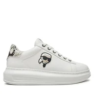 Sneakersy damskie - Sneakersy KARL LAGERFELD KL62528F Biały - miniaturka - grafika 1