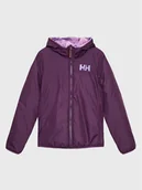 Odzież trekkingowa dziecięca - Helly Hansen Kurtka outdoor Champ Reversible 41736 Różowy Regular Fit - miniaturka - grafika 1