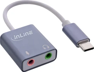 INLINE USB Audio Soundadapter USB-C Kabel - Adaptery i przejściówki - miniaturka - grafika 1