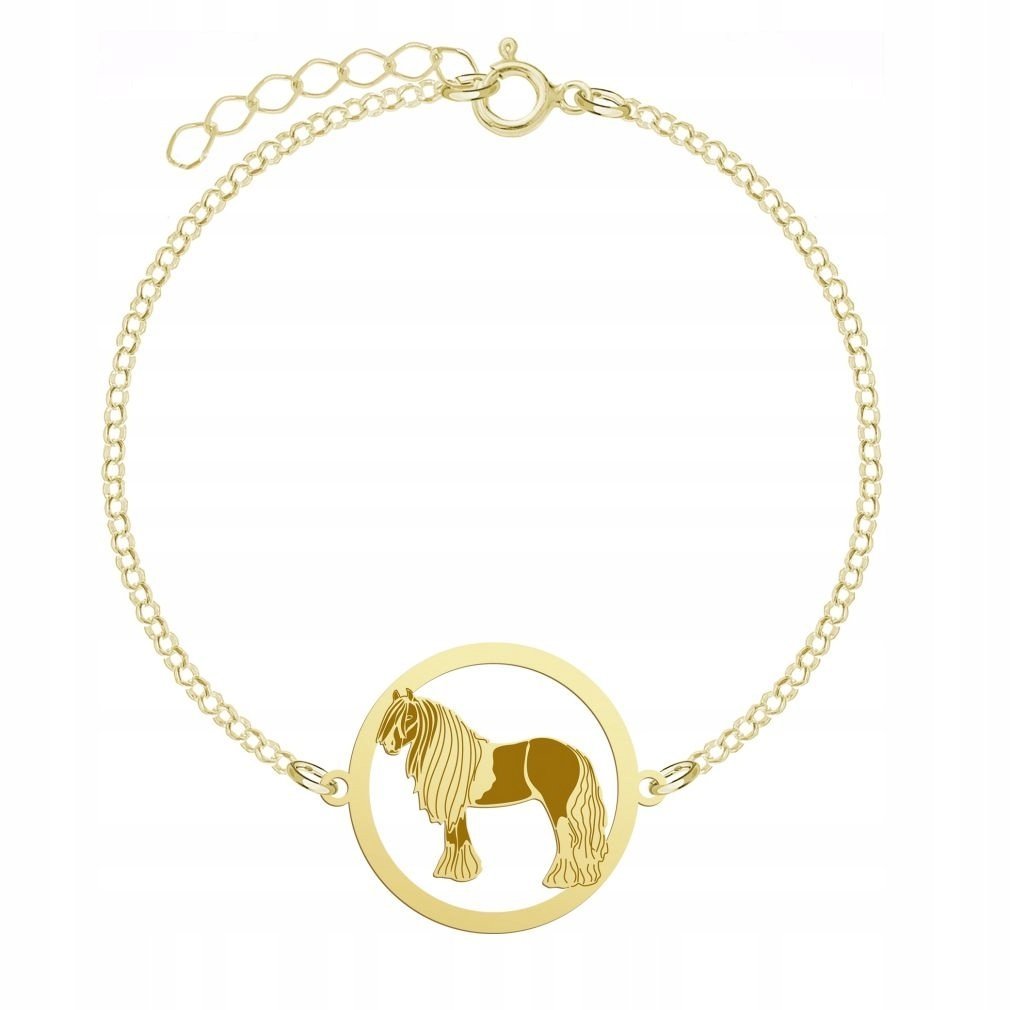 Bransoletka Złota Vanner Koń Cygański 925 Łańcuszek Biżuteria GRAWER GRATIS
