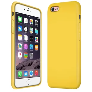 Etui na telefon komórkowy Apple iPhone 6 / 6s silikonowo-żelowe etui na telefon komórkowy, żółte - Etui i futerały do telefonów - miniaturka - grafika 1