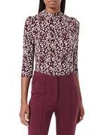 Koszulki i topy damskie - Taifun Koszulka damska, Szarobrązowy wzór, 42 - miniaturka - grafika 1