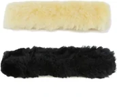 Ogłowia - MUSTANG Futerko na nachrapnik/potylicę z owczej wełny - miniaturka - grafika 1
