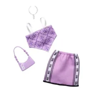 Lalki dla dziewczynek - Barbie Fashionistas Ubranka HRH37 - miniaturka - grafika 1