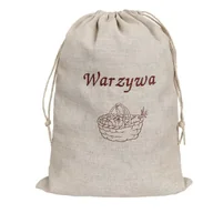 Folia, papier śniadaniowy, serwetki - Worek Lniany na Warzywa 100% Len. Worek Ekologiczny - miniaturka - grafika 1