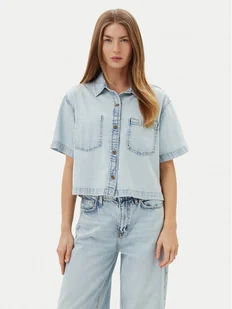 Guess Jeans Koszula W5GH0F D5M83 Niebieski Regular Fit - Koszule damskie - miniaturka - grafika 1