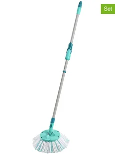 Leifheit Głowice wymienne (4 szt.) "Clean Twist Disc Mop micro duo" w kolorze turkusowym - Pozostałe akcesoria kuchenne - miniaturka - grafika 1