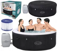 Baseny ogrodowe - Rabino DMUCHANE SPA BASEN Z HYDROMASAŻEM 2-4 OS 180cm 120 DYSZY - miniaturka - grafika 1