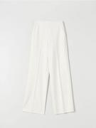 Spodnie damskie - Sinsay - Spodnie eleganckie - biały - miniaturka - grafika 1