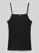 Koszulki dla dziewczynek - Top o kroju slim fit z cienkimi ramiączkami model ‘MILANA’ - miniaturka - grafika 1