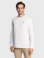 Koszulki męskie - Polo Ralph Lauren Longsleeve 710671467004 Biały Classic Fit - miniaturka - grafika 1