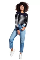 Swetry damskie - Armor Lux Sweter damski, Wielokolorowa (granatowa/mleko 3jc), 3XL - miniaturka - grafika 1