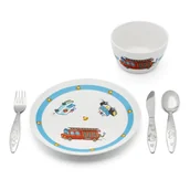 Zestawy naczyń dla dzieci - Zestaw naczyń dla dzieci 5 szt. Emergency vehicles – Zilverstad - miniaturka - grafika 1