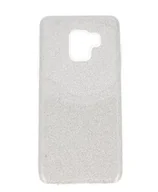Etui i futerały do telefonów - nemo Etui glitter SAMSUNG A8+ 2018 srebrny 54445-uniw - miniaturka - grafika 1