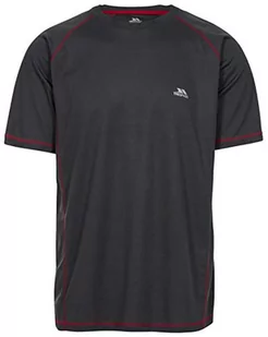 Trespass ALBERT T-shirt męski szybkoschnący z krótkim rękawem, węgiel, L MATOTSO10026_CBNL - Koszulki męskie - miniaturka - grafika 1