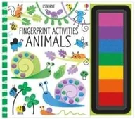 Pozostałe książki - USBORNE PUBLISHING Fingerprint Activities: Animals - miniaturka - grafika 1