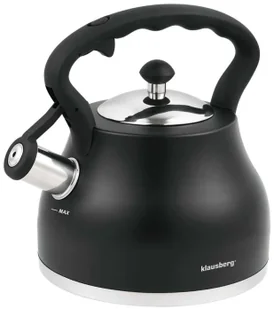 Czarny matowy czajnik z gwizdkiem 2,7L Frisso 3X - Czajniki na gaz - miniaturka - grafika 1