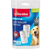 Środki do obuwia i ubrań - Vileda Pet Pro Wkład Do Rolki Do Usuwania Sierści Lint Roller Refills 2szt 173392.. - miniaturka - grafika 1