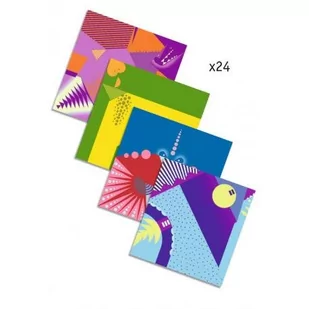 Djeco DINOZAURY origami zestaw kreatywny DJ08758 DJ08758 - Prace ręczne dla dzieci - miniaturka - grafika 2