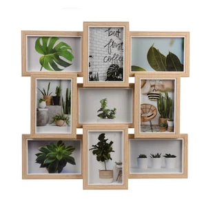 Ramka na 9 fotografii Shambala, 44,5 x 3,5 x 44,5 cm - Ramki na zdjęcia - miniaturka - grafika 1