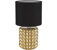 Lampy stojące - Globo 21626 - Lampa stołowa VALENTINO 1xE14/40W/230V czarna/złota - miniaturka - grafika 1
