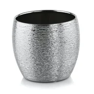 Donice - Osłonka ceramiczna kula grawer srebrna 15 cm - miniaturka - grafika 1