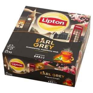 Herbata LIPTON EARL GREY 92 torebek czarna - Herbata - miniaturka - grafika 1