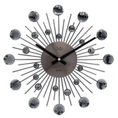 Zegary - Zegar ścienny JVD HT111.3 z kryształkami, średnica 36 cm - miniaturka - grafika 1