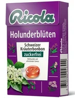 Cukierki - Ricola Cukierki Ziołowe Czarny Bez Bez Cukru 50g Box Holunderblüten Stewia - miniaturka - grafika 1