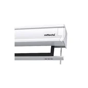 Ekrany projekcyjne - Elektryczny ekran projekcyjny ścienny/sufitowy REFLECTA CrystalLine Motor, 100", 180x180, 1:1, biały matowy - miniaturka - grafika 1