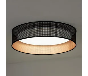 Duolla - LED Plafon ROLLER LED/24W/230V śr. 45 cm czarny/miedziany - Lampy sufitowe - miniaturka - grafika 1