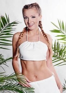 Biustonosz na saunę BEMBEA w 100% naturalna bawełna Yeye Biały S