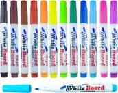Przybory szkolne - Suchościeralne Pisaki do Tablic Markery 12 Kolorów do szkła ceramiki - miniaturka - grafika 1