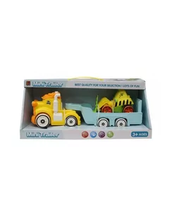 Norimpex Auto laweta z oczami + koparka 1001864 - Samochody i pojazdy dla dzieci - miniaturka - grafika 2