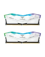 Pamięci RAM - Team Group DDR5 - 32GB - 5200 - CL - 40 - Dual Kit, Memory (White, FF4D532G5200HC40CDC0, Delta RGB) - miniaturka - grafika 1