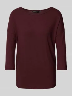 Bluzka o kroju comfort fit z rękawem o dł. 3/4 z wiskozą model ‘GLAMOUR’ - Bluzki damskie - miniaturka - grafika 1
