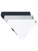 Majtki damskie - Tommy Hilfiger Komplet 3 par stringów UW0UW05752 Kolorowy - miniaturka - grafika 1