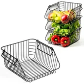 Kosze na śmieci - Orion Koszyk na owoce i warzywa  9441KQ 9441KQ SAM 30x27 - miniaturka - grafika 1