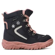 Buty dla dziewczynek - Śniegowce Superfit GORE-TEX 1-000046-8010 S Granatowy - miniaturka - grafika 1