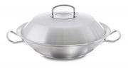 Pokrywki - Fissler Wok, pokrywa metalowa i kratka ORGINAL-PROFI 35 cm - miniaturka - grafika 1