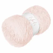 Koce - Futrzany Koc Na Fotel Włochacz 70x150 YETI KREMOWO PUDROWY - miniaturka - grafika 1