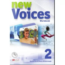 Macmillan Katherine Bilsborough, Steve Bilsborough New Voices 2. Zeszyt ćwiczeń z płytą CD, wersja wieloletnia - Podręczniki dla gimnazjum - miniaturka - grafika 1