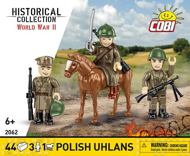 Cobi Historical Collection Wwii, Polish Uhlans 1St Sept 1939 44 Kl., Cobi-2062