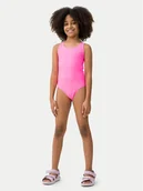 Stroje kąpielowe dla dziewczynek - 4F Strój kąpielowy 4FJWSS24USWSF049 Różowy - miniaturka - grafika 1