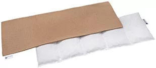 MEDI PARTNERS Termofor z pestek wiśni 5 komorowy Wafel 20x60cm Beż - >>> DARMOWA od 99zł <<<- - Termofory - miniaturka - grafika 1